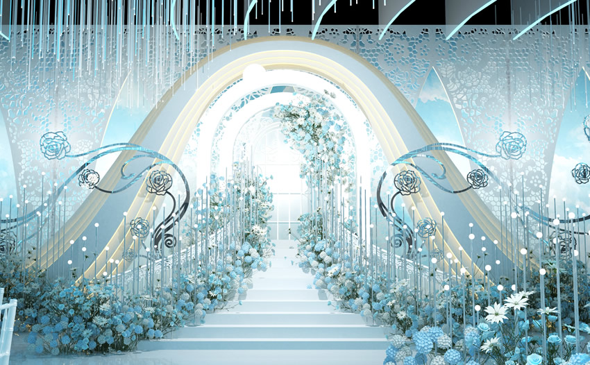 阆中釡香烙馍村水晶厅效果展示